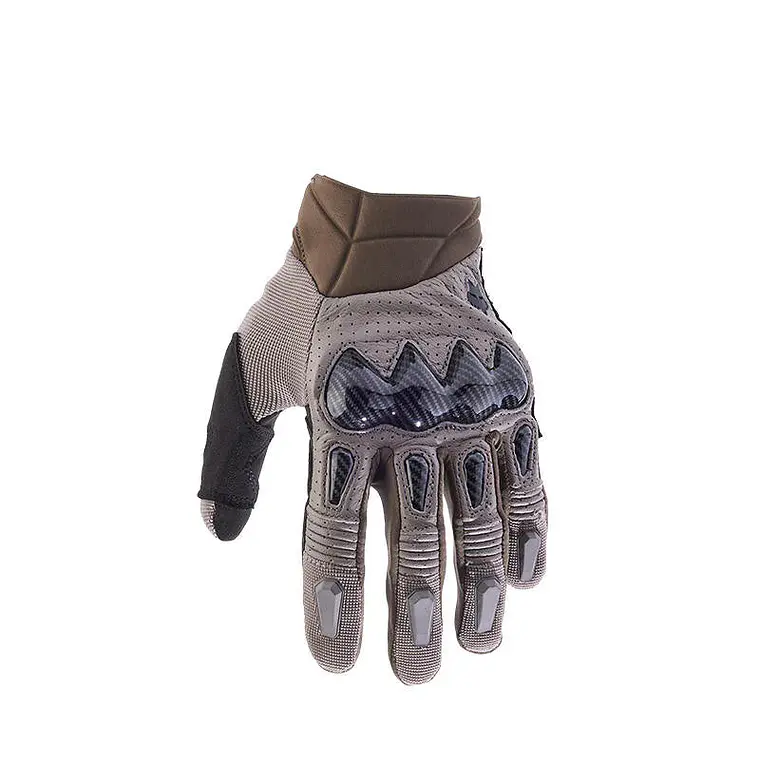 Guantes Moto Bomber Cafe Claro Fox 1