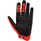 Guantes Moto Bomber LT-CE Naranjo Fox - Miniatura 2