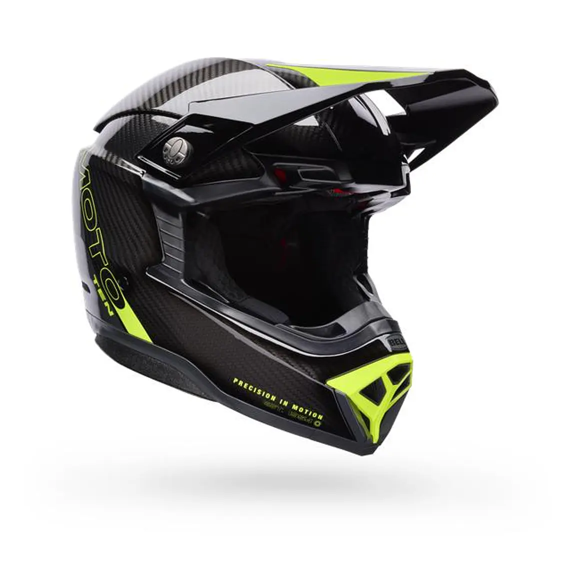 Casco Moto Spherical Moto-10 Gris/Amarillo Bell 1