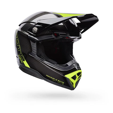 Casco Moto Spherical Moto-10 Gris/Amarillo Bell