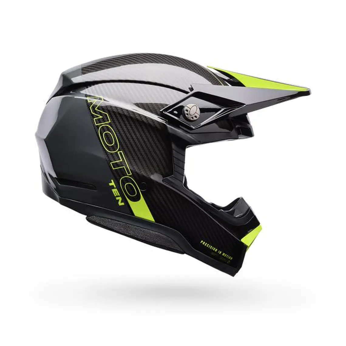 Casco Moto Spherical Moto-10 Gris/Amarillo Bell 2