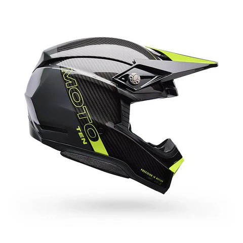 Casco Moto Spherical Moto-10 Gris/Amarillo Bell