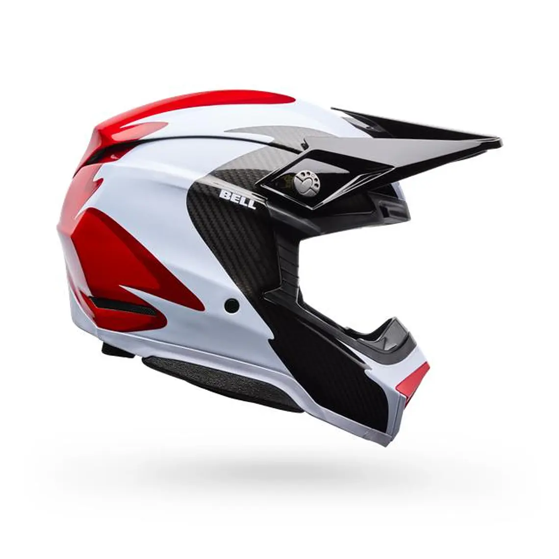Casco Moto Spherical Moto-10 Rojo/Negro Bell 2
