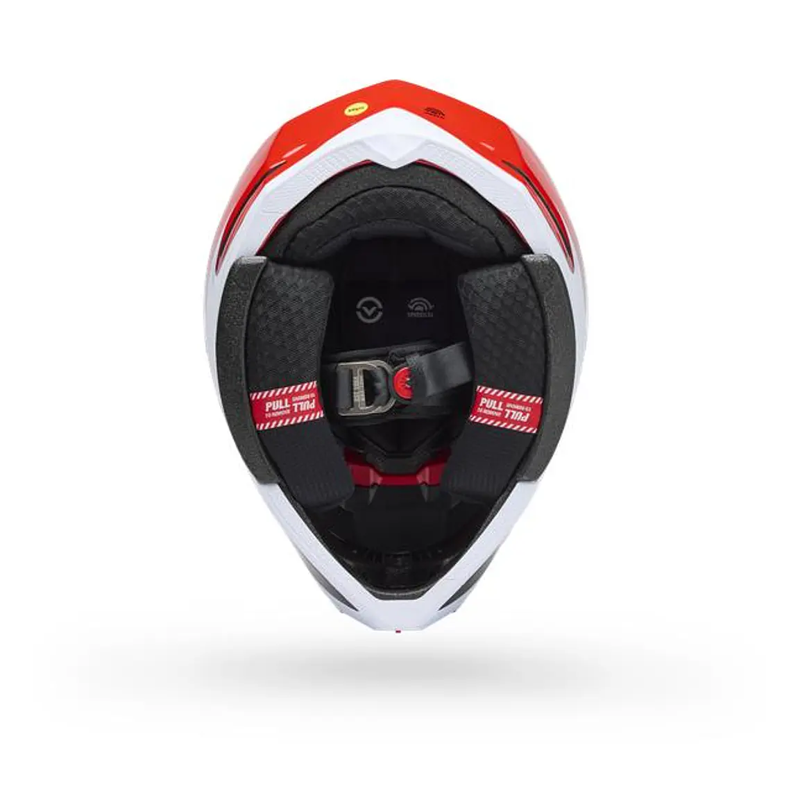 Casco Moto Spherical Moto-10 Rojo/Negro Bell 5