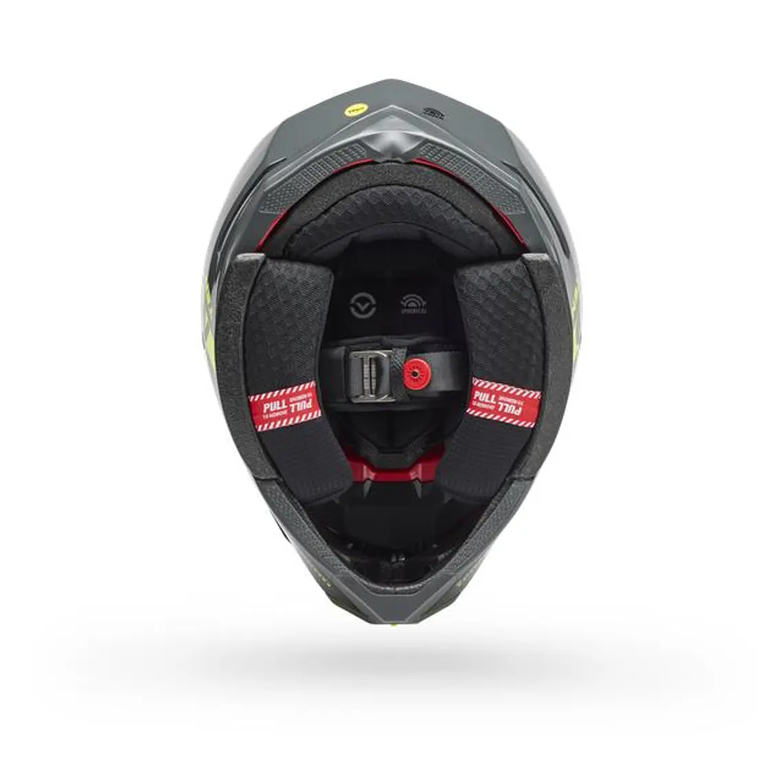 Casco Moto Spherical Moto-10 Gris/Amarillo Bell 5