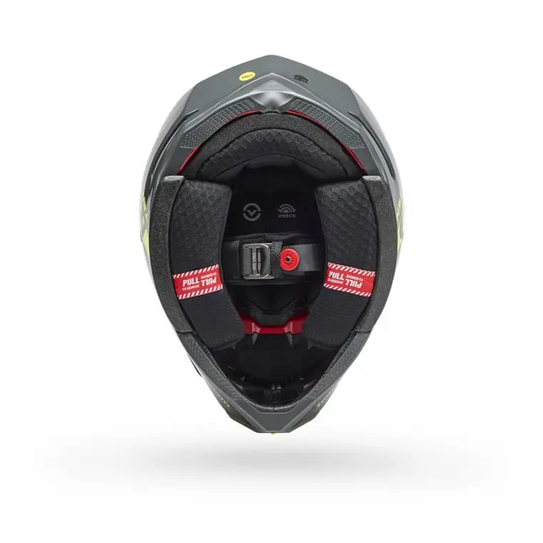 Casco Moto Spherical Moto-10 Gris/Amarillo Bell 5