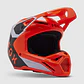 Casco Moto Niño V1 Lean Naranjo Fox - Miniatura 1
