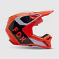 Casco Moto Niño V1 Lean Naranjo Fox - Miniatura 2