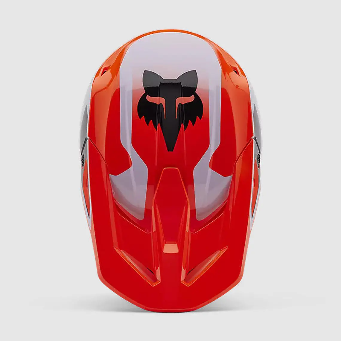 Casco Moto Niño V1 Lean Naranjo Fox 4