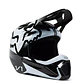 Casco Moto Niño V1 Leed Blanco/Negro Fox - Miniatura 1