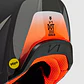 Casco Moto Niño V1 Ballast Gris/Naranjo Fox - Miniatura 9