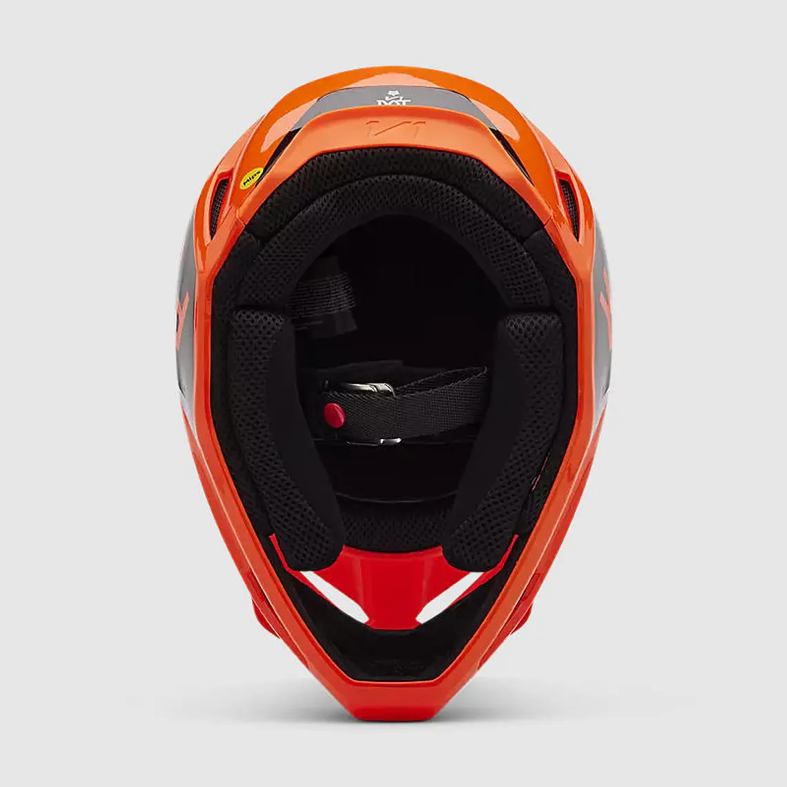 Casco Moto Niño V1 Lean Naranjo Fox 6