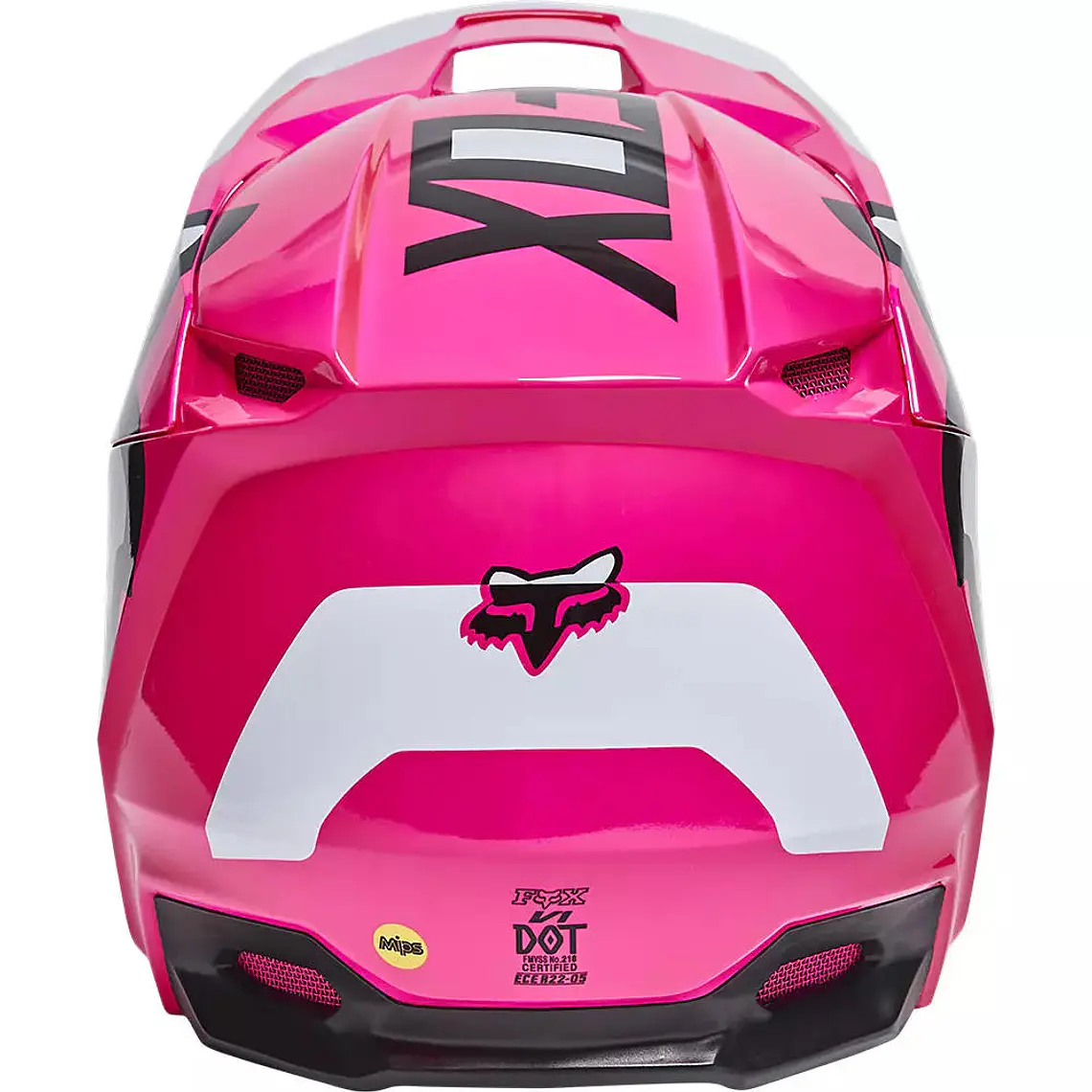 Casco Moto Niño V1 Lux Rosado Fox 3