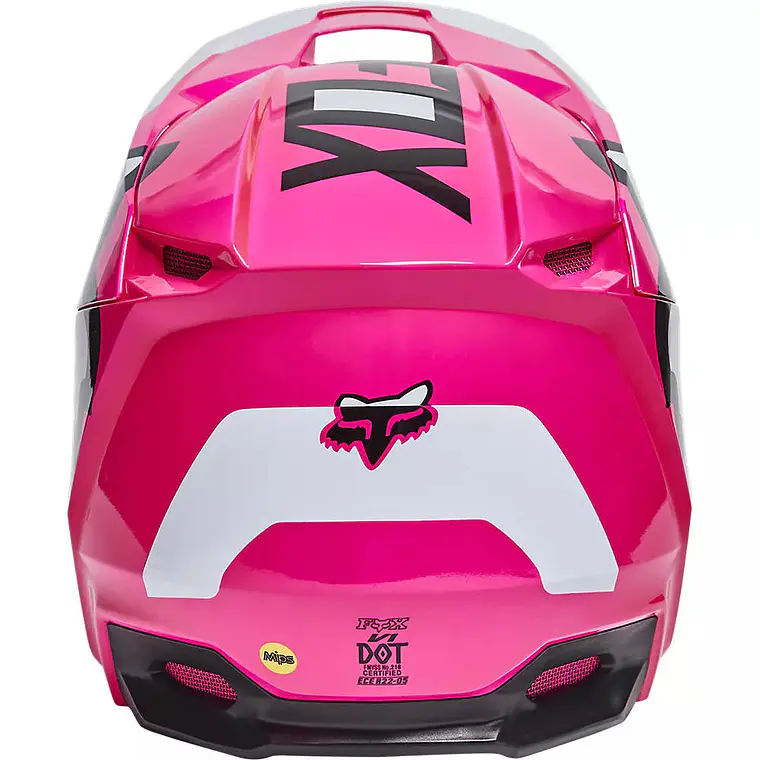 Casco Moto Niño V1 Lux Rosado Fox 3