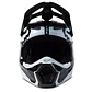 Casco Moto Niño V1 Leed Blanco/Negro Fox - Miniatura 6