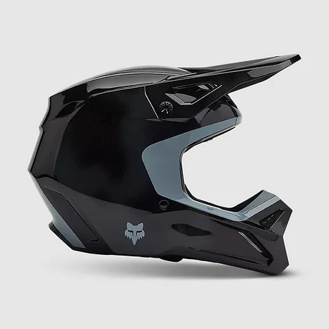 Casco Moto Niño V1 Taunt Negro Fox