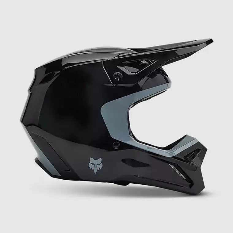 Casco Moto Niño V1 Taunt Negro Fox 1