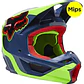 Casco Moto Niño V1 Venz Azul Fox - Miniatura 1