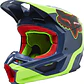 Casco Moto Niño V1 Venz Azul Fox - Miniatura 2
