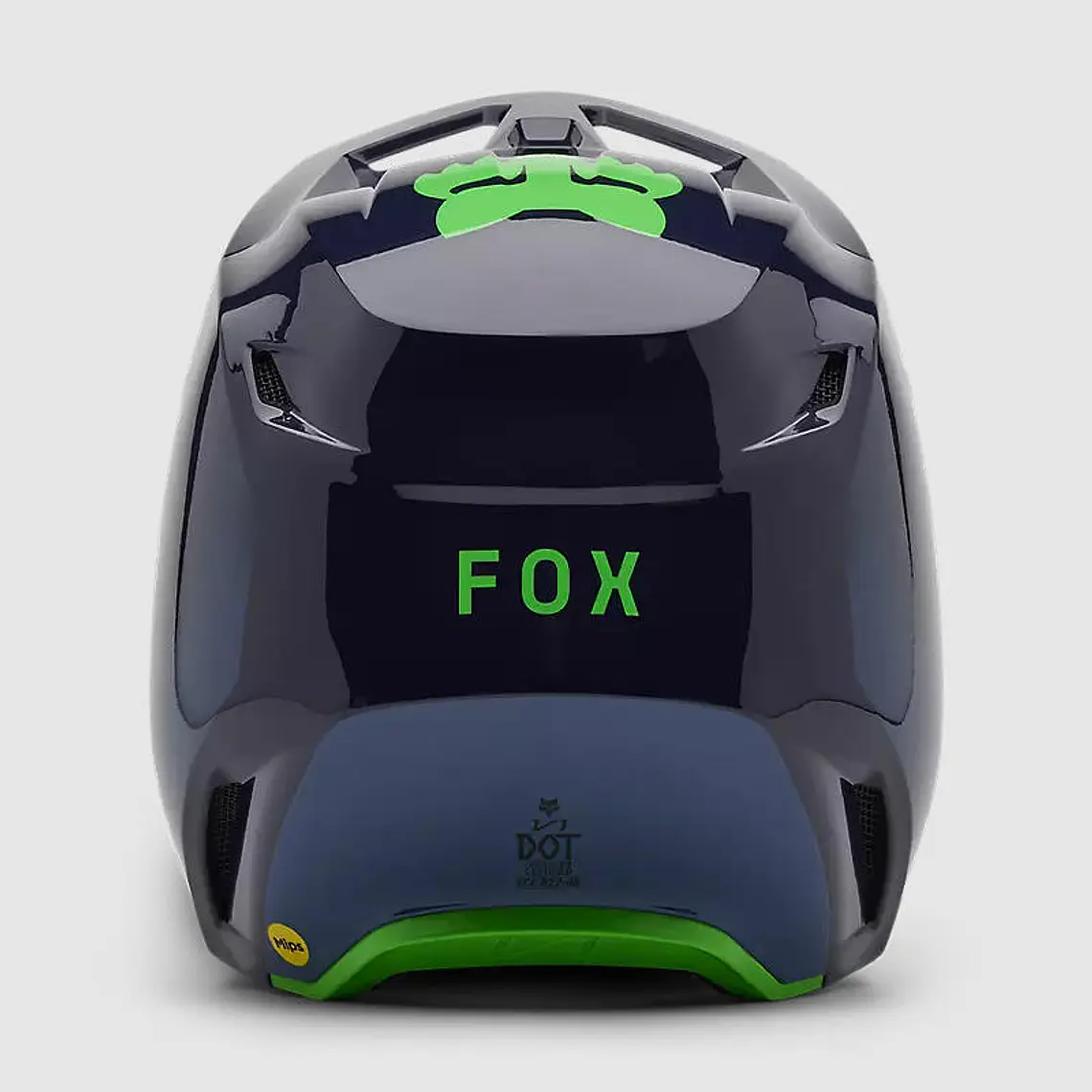 Casco Moto Niño V1 Taunt Azul Fox 5