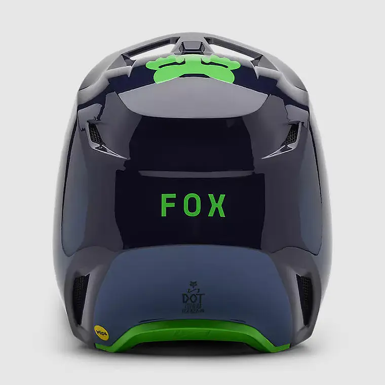 Casco Moto Niño V1 Taunt Azul Fox 5