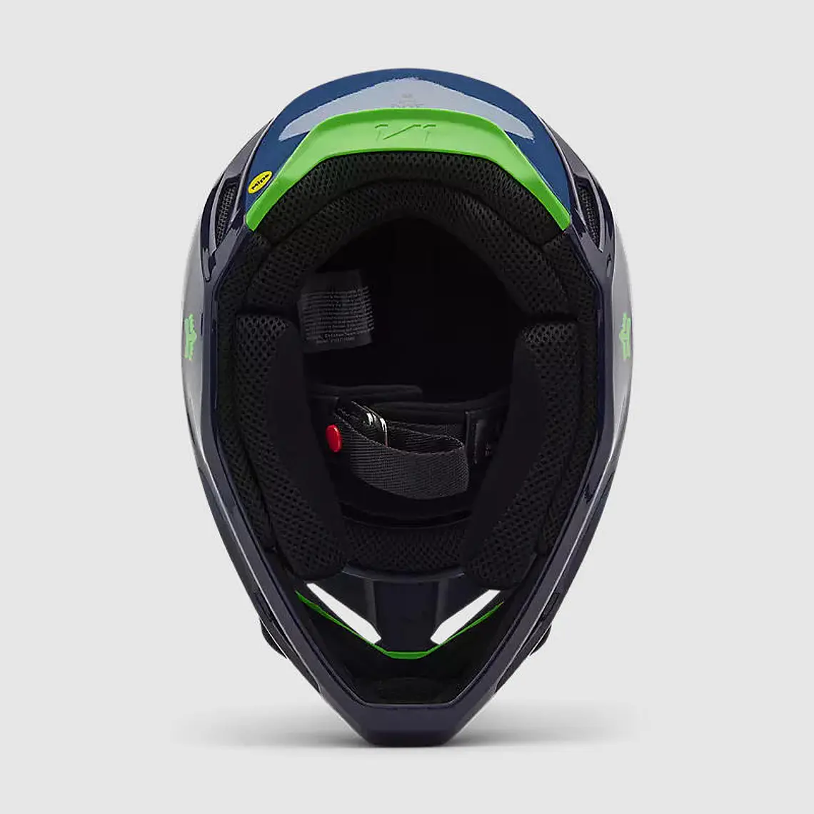 Casco Moto Niño V1 Taunt Azul Fox 6