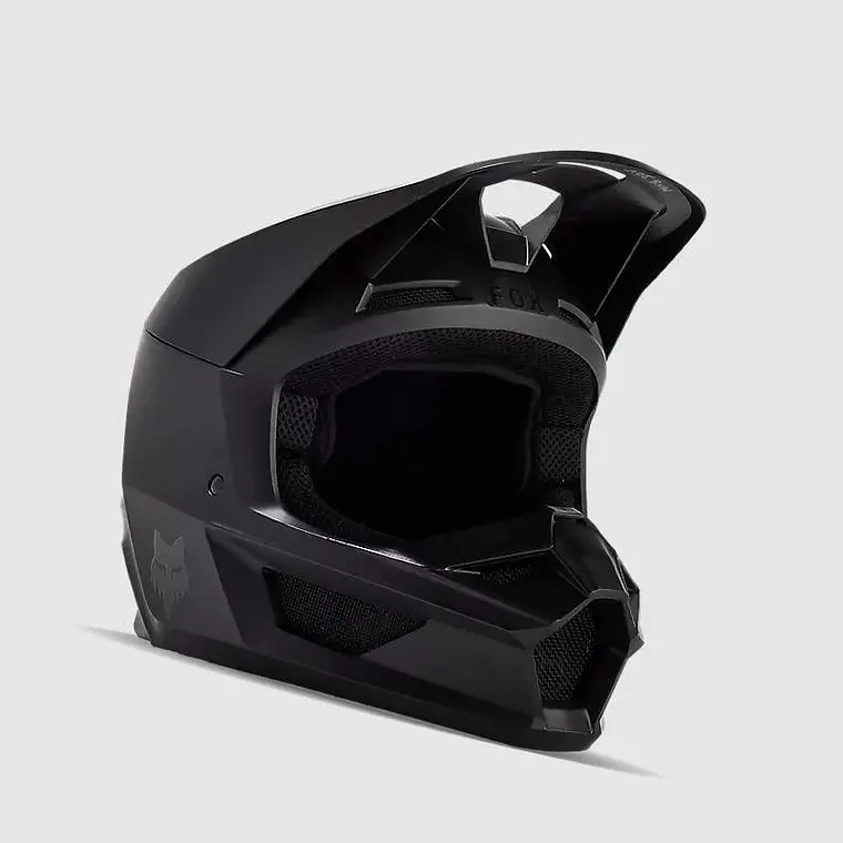 Casco Moto V Core Negro Mate Fox 2