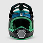 Casco Moto V1 Ballast Negro/Azul Fox - Miniatura 3