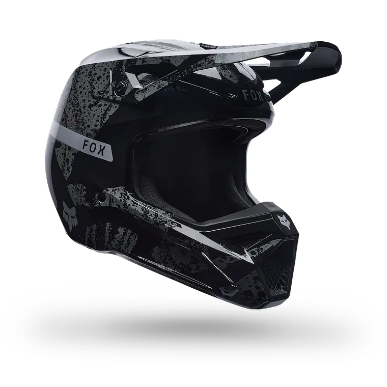 Casco Moto V1 BMKR Negro Fox 2