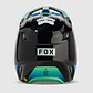 Casco Moto V1 Ballast Negro/Azul Fox - Miniatura 5