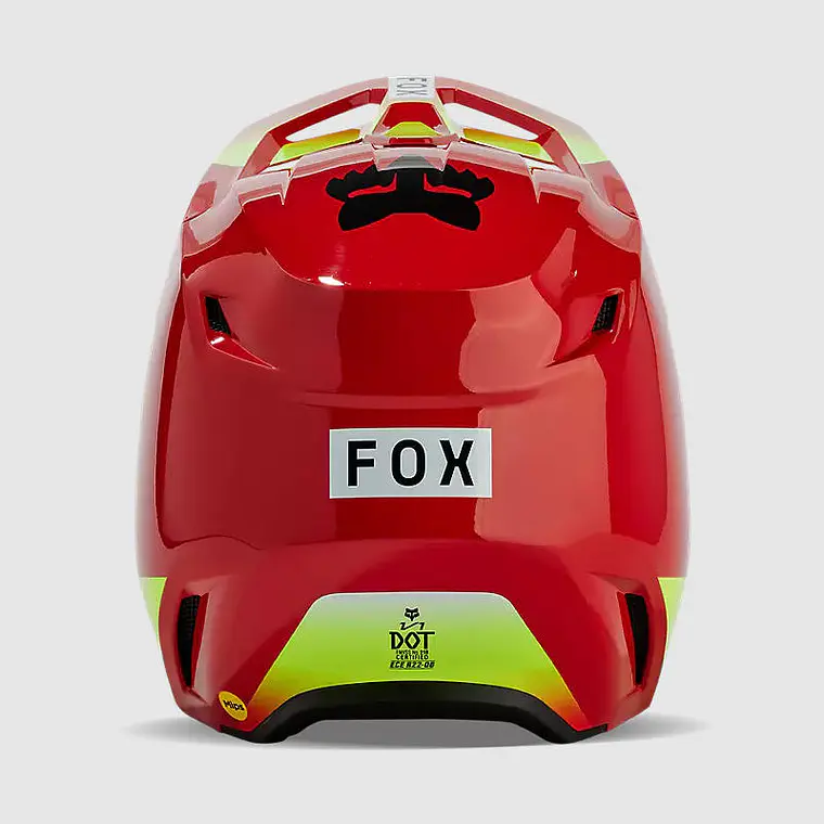 Casco Moto V1 Ballast Rojo Fox 5