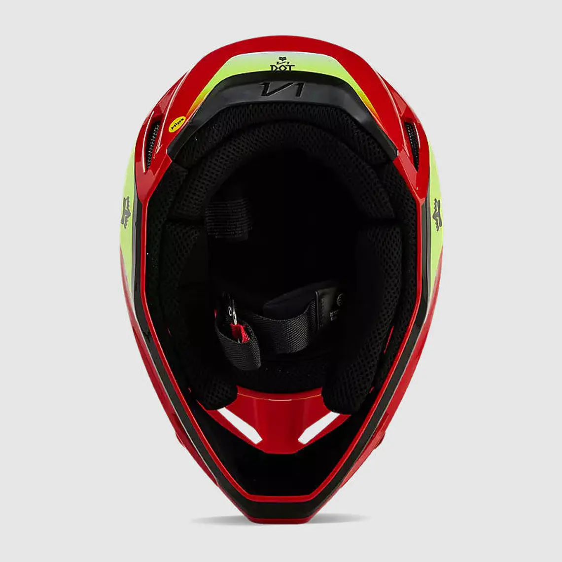 Casco Moto V1 Ballast Rojo Fox 6