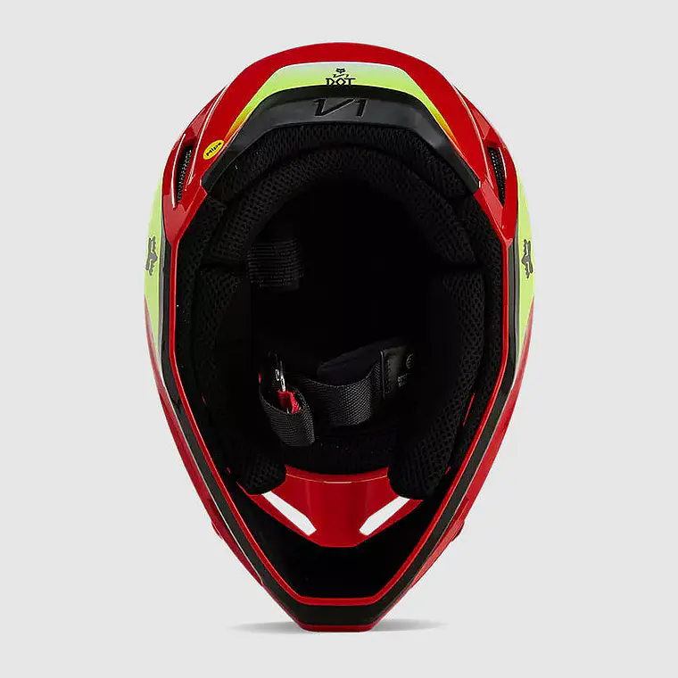 Casco Moto V1 Ballast Rojo Fox 6