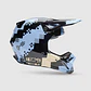 Casco Moto V1 Digi Image Azul Claro Fox - Miniatura 1