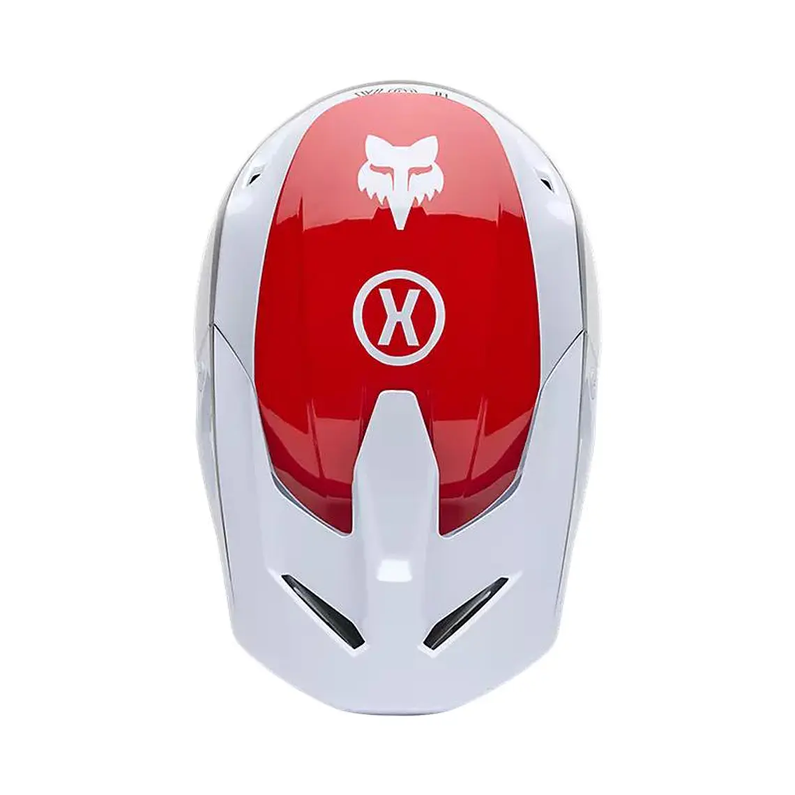 Casco Moto V1 Flow Blanco Fox 4