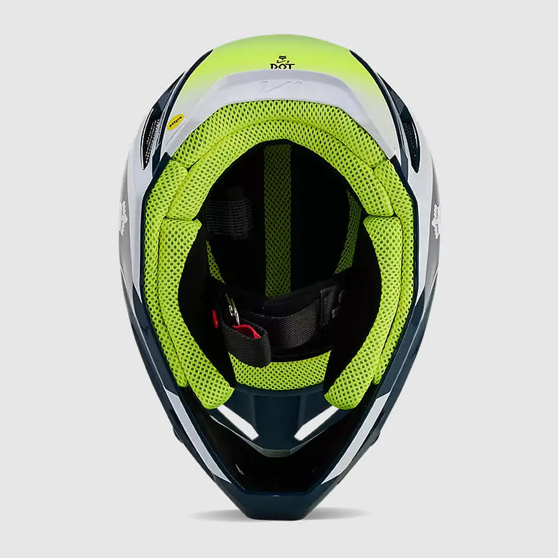 Casco Moto V1 Flora Azul Petroleo Fox 6