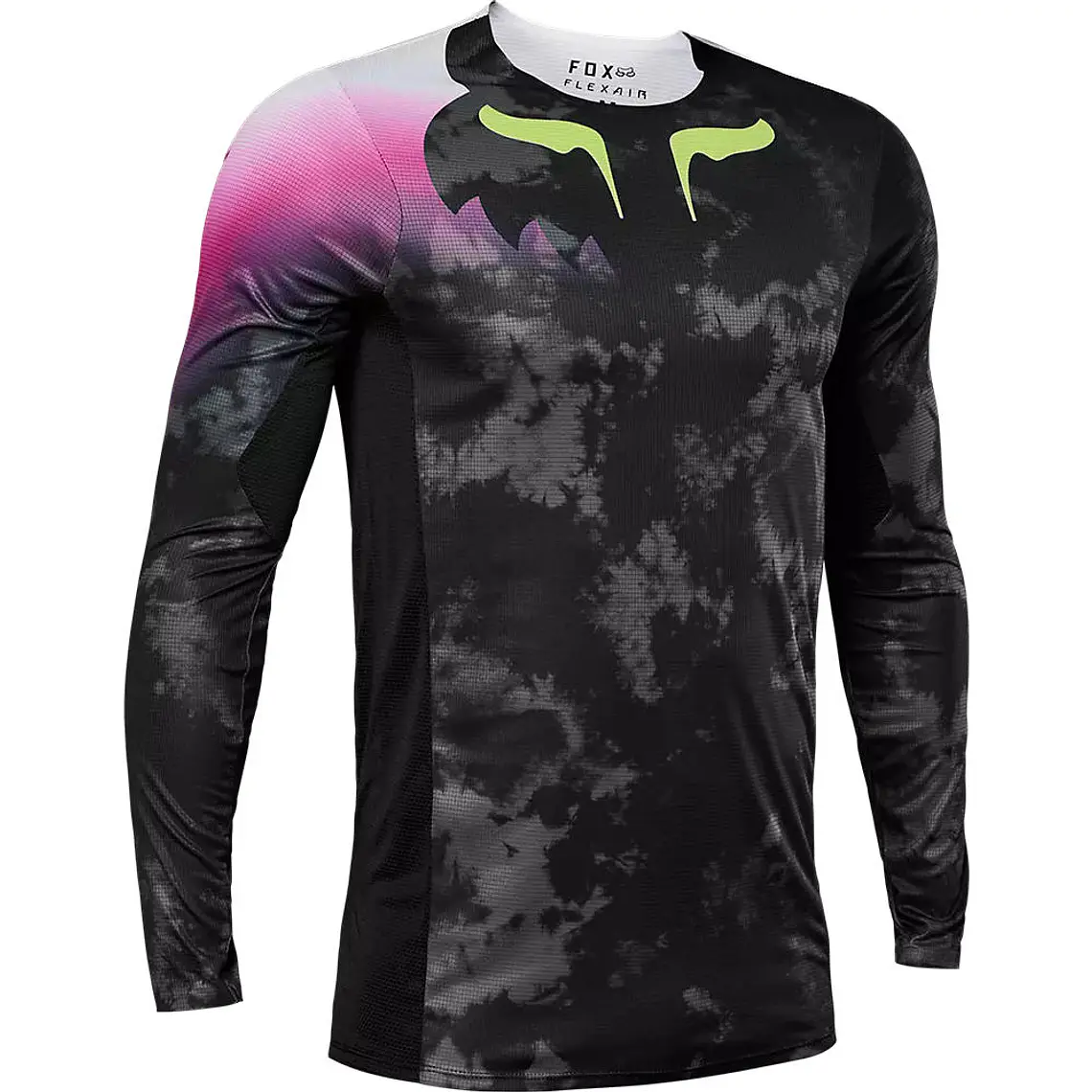 Polera Moto Flexair Detonate Negro Fox 1