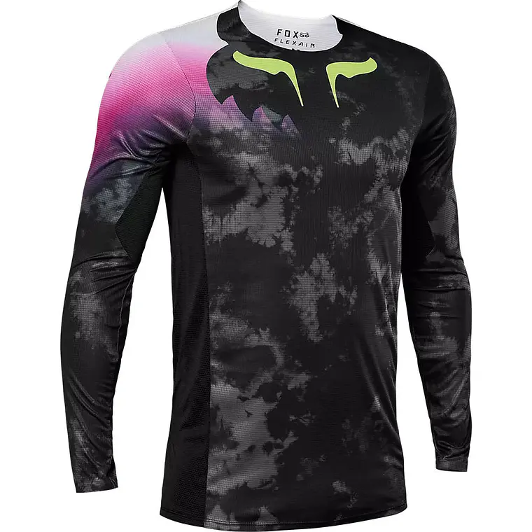 Polera Moto Flexair Detonate Negro Fox 1