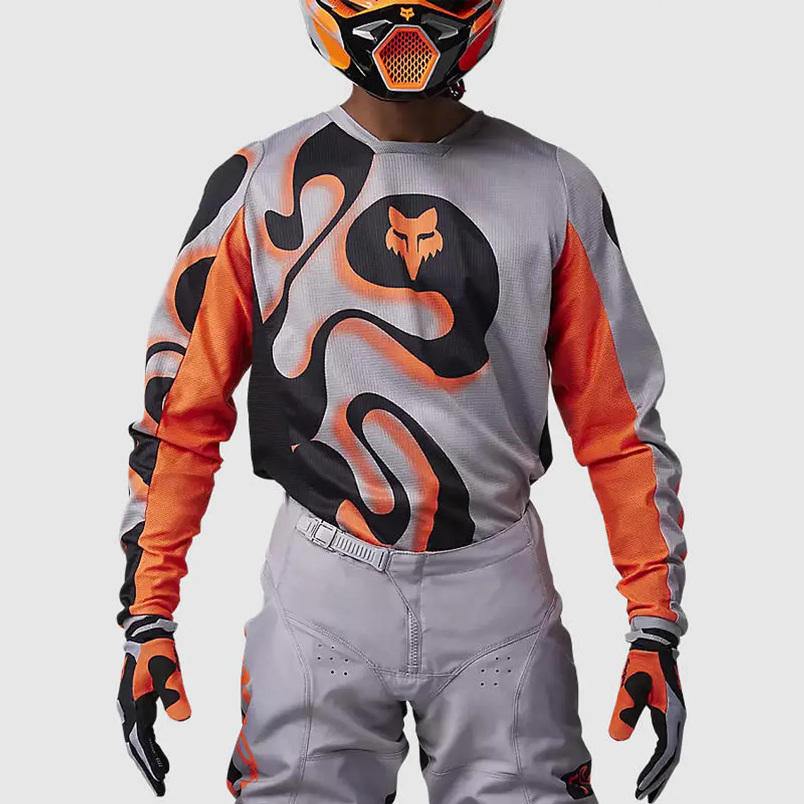 Polera Moto 180 Emotion Gris Fox 3