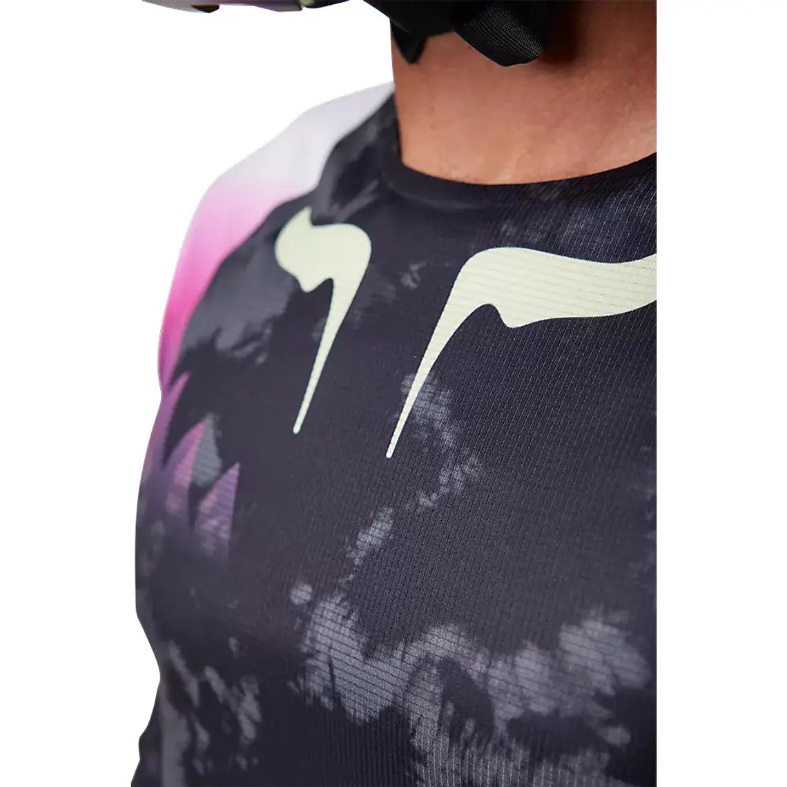 Polera Moto Flexair Detonate Negro Fox 4