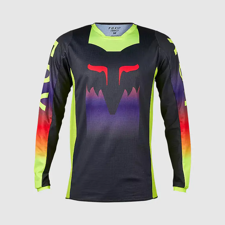 Polera Moto 180 Flora Gris/Amarillo Fox 1