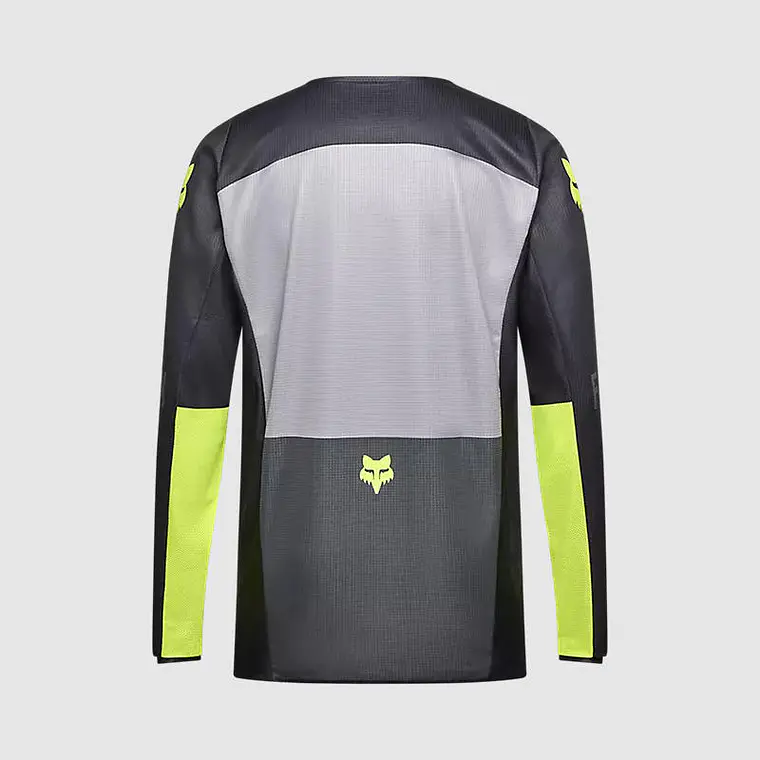 Polera Moto 180 Flow Negro/Amarillo Fox 2