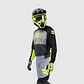 Polera Moto 180 Flow Negro/Amarillo Fox - Miniatura 3