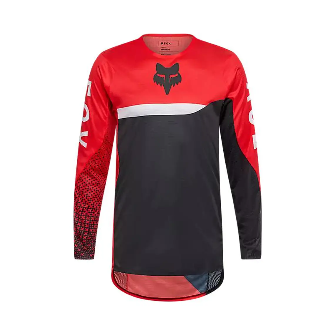 Polera Moto Flexair Fracture Rojo Fox 1