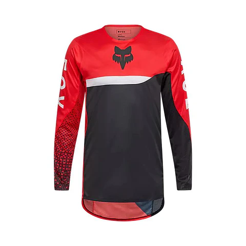 Polera Moto Flexair Fracture Rojo Fox