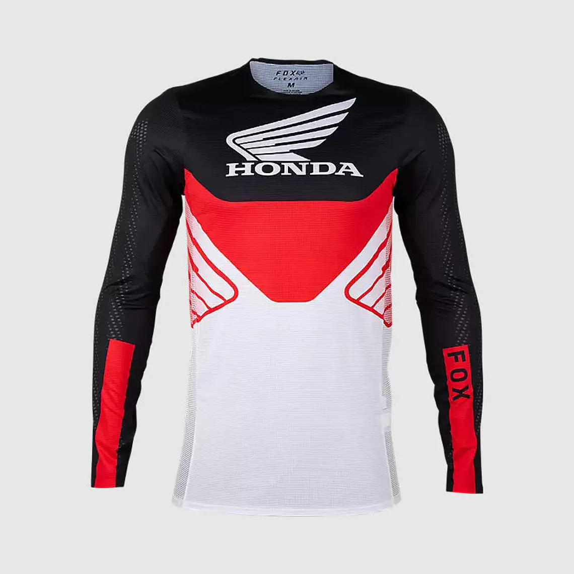 Polera Moto Flexair Honda Rojo/Blanco Fox 1
