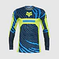 Polera Moto Flexair Impression Azul/Amarillo Fox - Miniatura 1