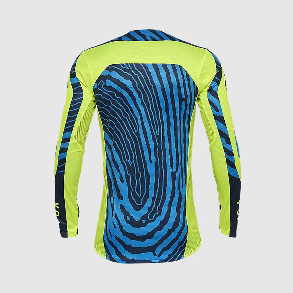 Polera Moto Flexair Impression Azul/Amarillo Fox 2