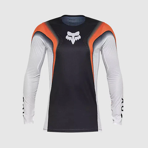 Polera Moto Flexair Infinite Naranjo/Negro Fox