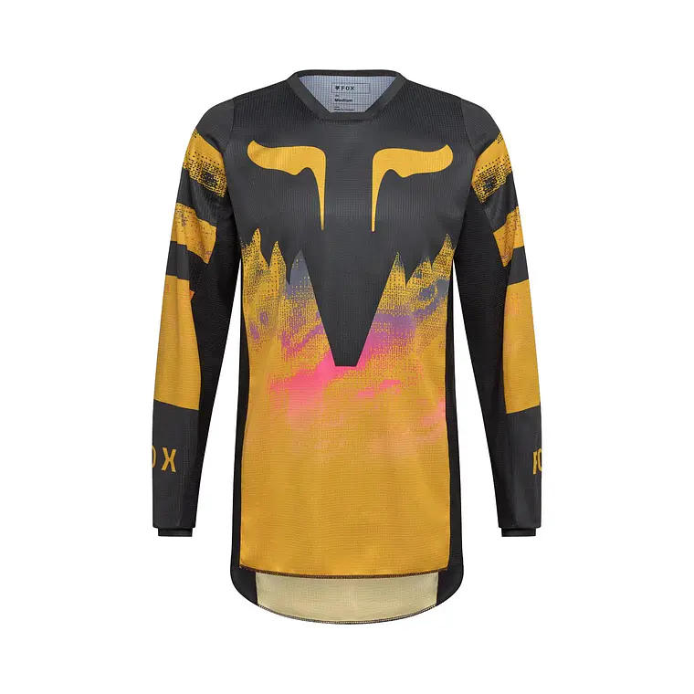 Polera Moto 180 Kairos Amarillo Fox 1